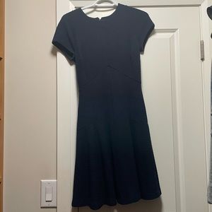 Banana Republic Navy Knit Texture Dress, Size 0